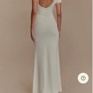 Meshki Kaida Slinky Maxi Dress With Hardware - Ivory